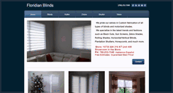 Desktop Screenshot of floridianblinds.com